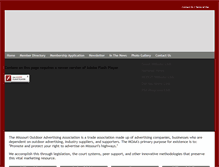 Tablet Screenshot of missourioutdooradvertisingassociation.com